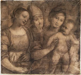 The Madonna and Child with St. Mary Magdalene and a bishop